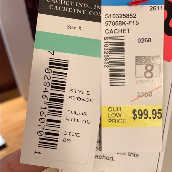 Cranberry gown - Picture 4 of 4